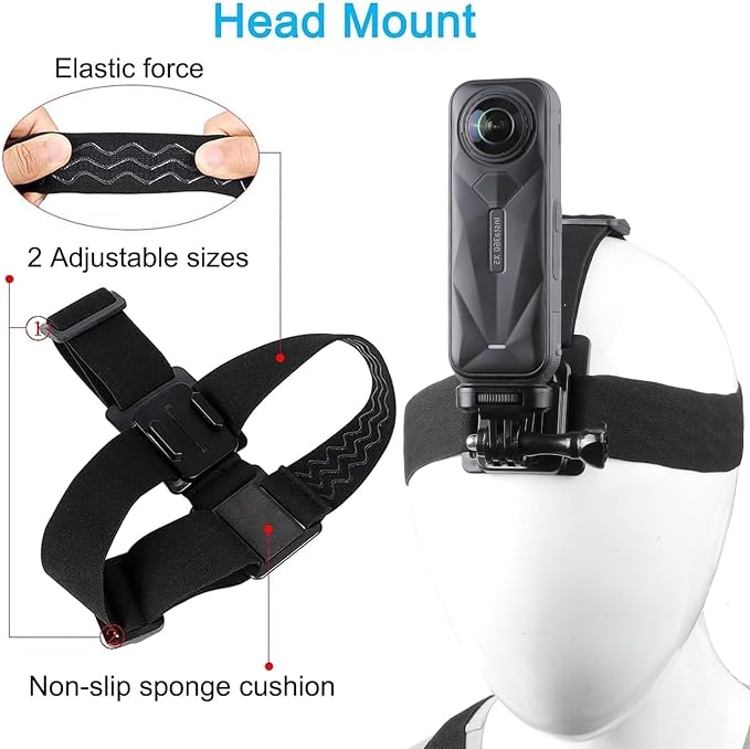 Accessories Kit for Insta360 One X5/X4/X4 Air/X3/X2, One R, X and GoPro Hero 9 - Image 7