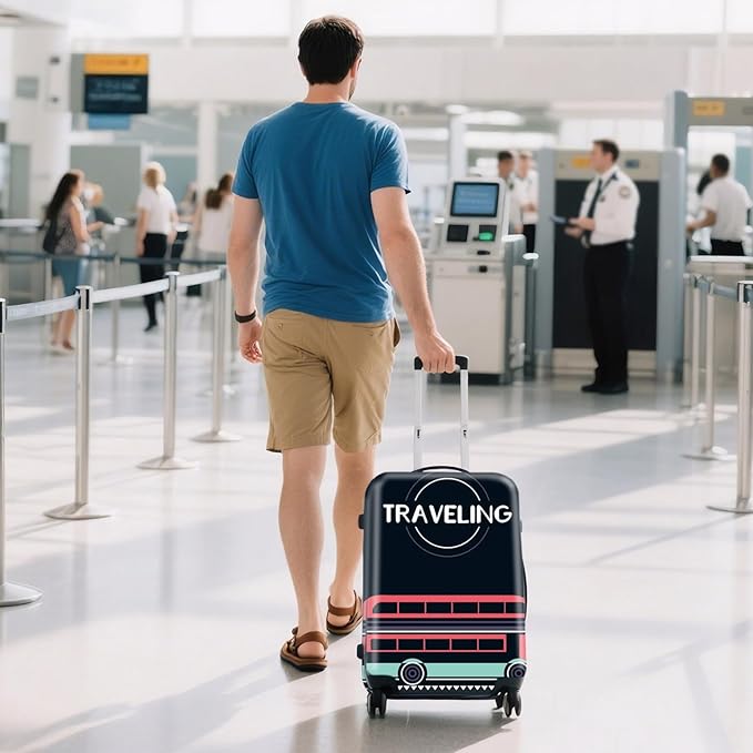 WUJIAONIAO Travel Luggage Cover Baggage Suitcase Cover Protector Skins 18-32 - Image 6