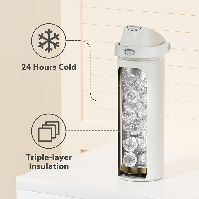 24 oz Insulated Water Bottle - Image 5