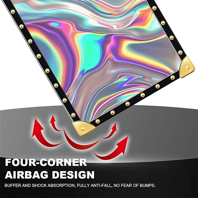 Compatible with iPhone 16 Case, Holographic Abstract Iridescent Textures Luxury - Image 7