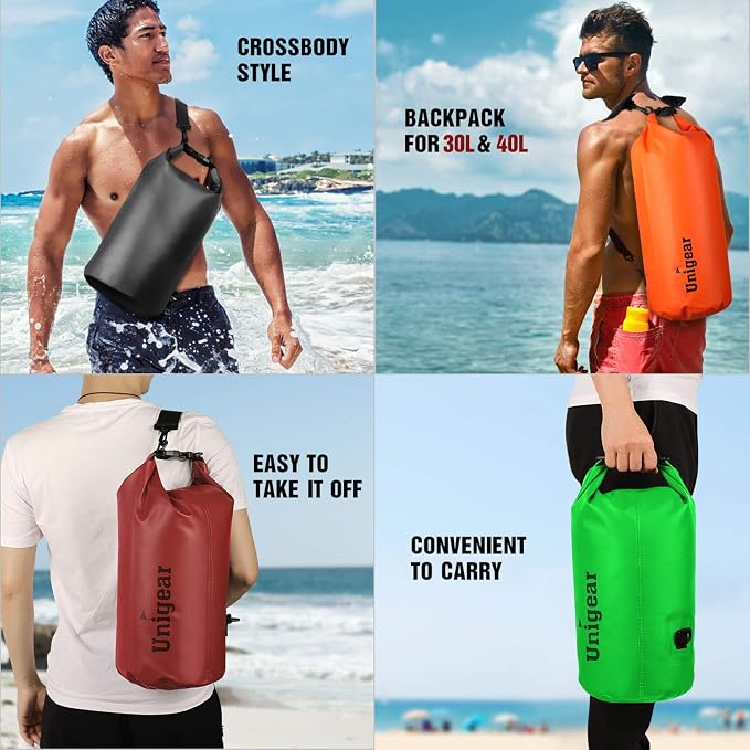 Unigear Dry Bag Waterproof, 2L/5L/10L/20L/30L/40L Floating and Lightweight Bags - Image 3