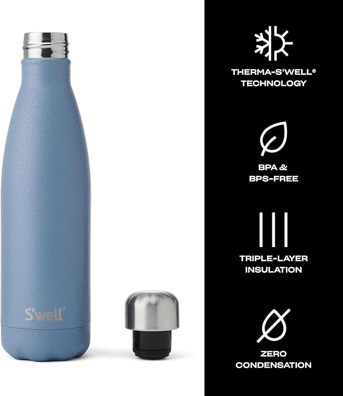 S'well Stainless Steel Water Bottle, Desert Sky, Triple Layered Vacuum - Image 3