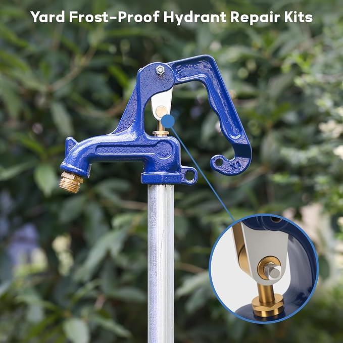MEASUREMAN Yard Hydrant Repair Kit, Frost Proof Outdoor Faucet Replacement Parts - Image 4