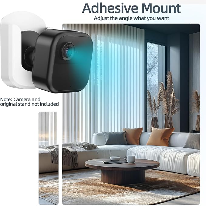 Blink Mini No Drilling No Screws Wall Mount Bracket, 3 Pack Adhesive Blink - Image 3