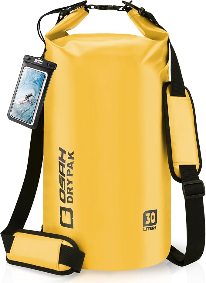 Waterproof Dry Bag, 5L/10L/20L/30L/40L Roll Top Lightweight Storage Backpack by OSAHDRYPAK