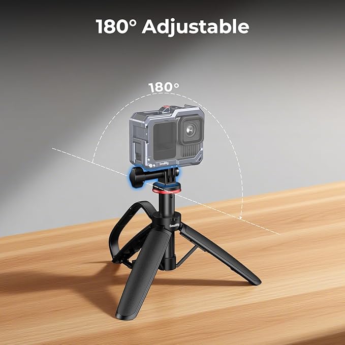 SMALLRIG Portable Action Camera Tripod in Carabiner Shape, 6.5-13.6in - Image 5