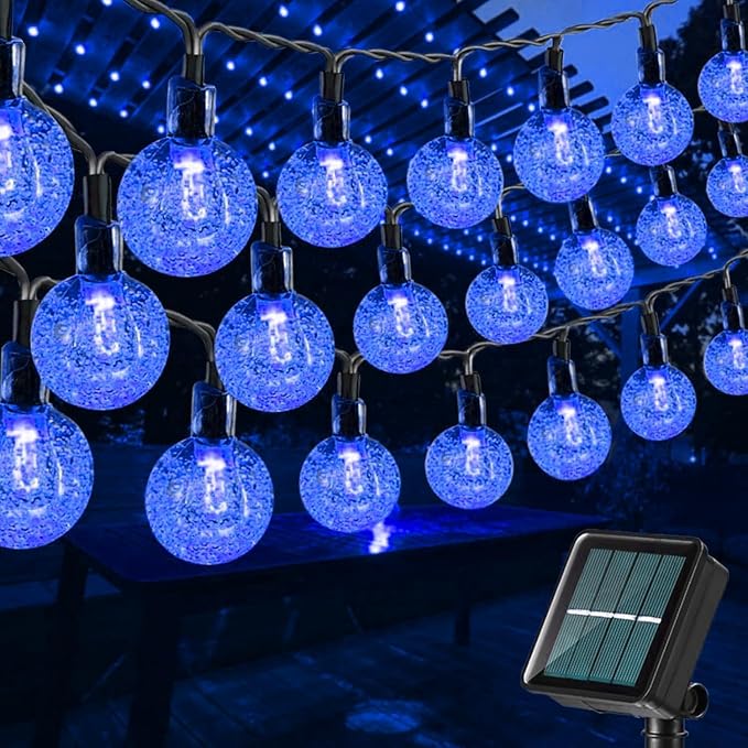 Toodour Solar String Lights Outdoor, 56ft 100 LED Globe String Light by Toodour