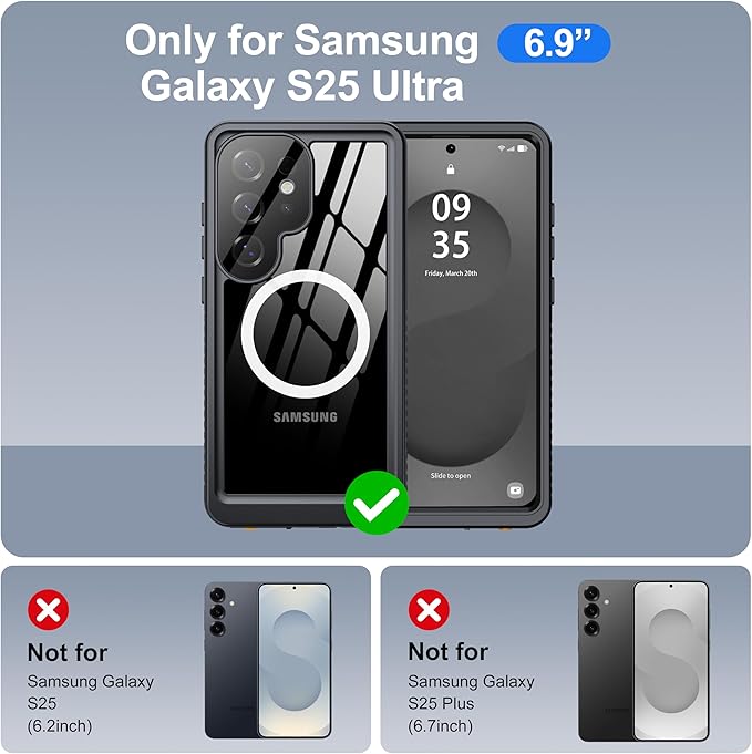 ANTSHARE IP68 Waterproof Case for Samsung Galaxy S25 Ultra - Image 2