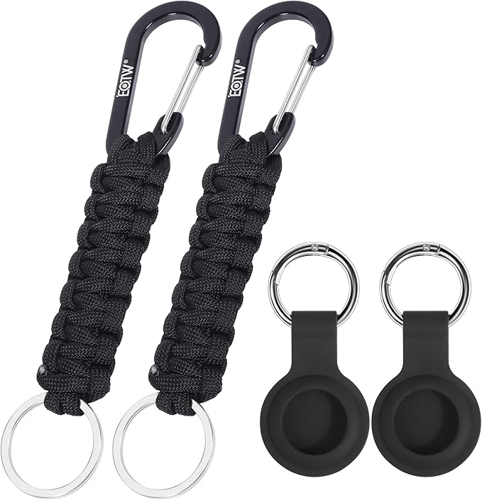 EOTW Paracord Keychain for Men Women Paracord Carabiner Backpack Keychain by EOTW