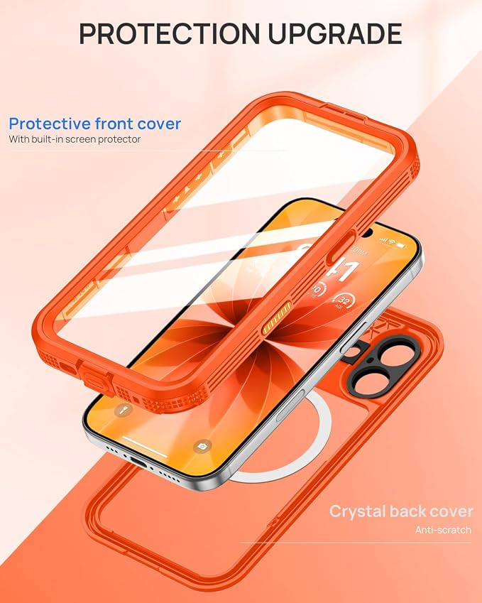 Lanhiem Magnetic for iPhone 17 Case, IP68 Waterproof, Compatible - Image 6