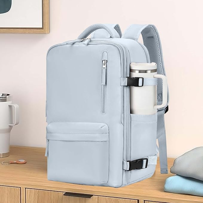 WONHOX Large Travel Backpack Carry on Flight Approved Laptop Work Business - Image 2
