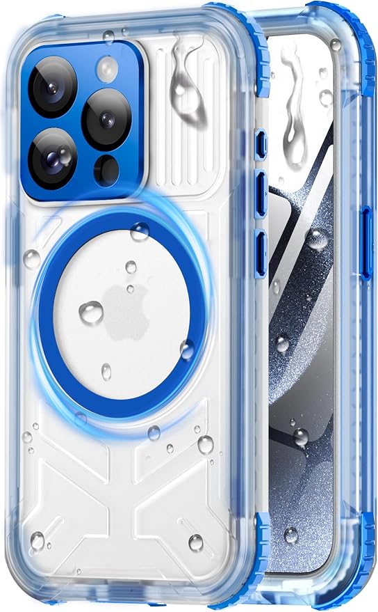 for iPhone 15 Pro Waterproof Case by Haireca