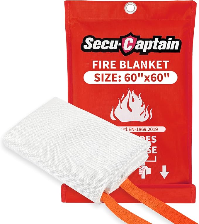 SecuCaptain Emergency Fire Blanket by SecuCaptain