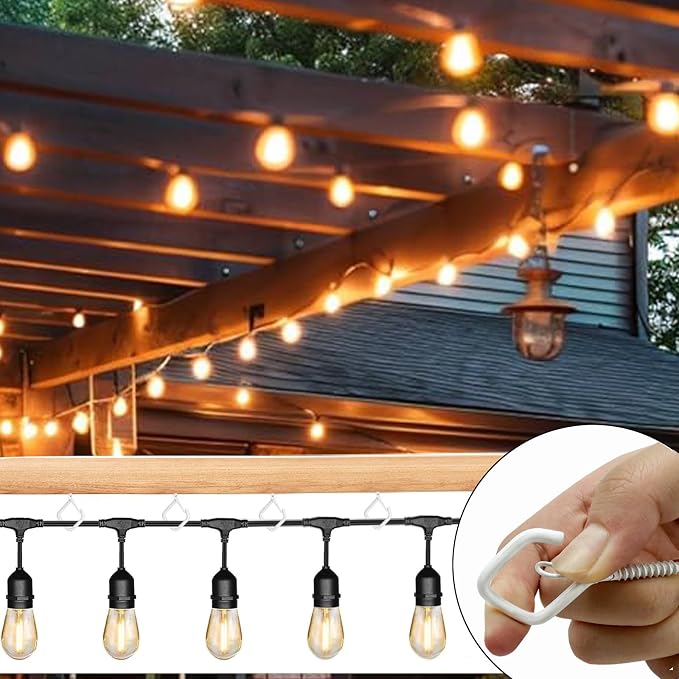 15 Pcs White Eye Hooks Screw Heavy Duty, Ceiling Hooks - Image 4