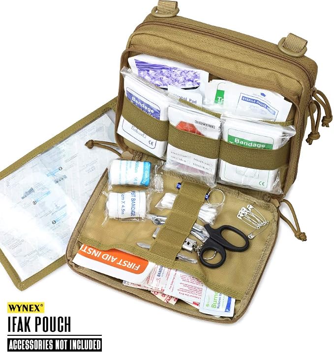 WYNEX Tactical Molle Admin Pouch of Double Layer Design, Admin Pouches Molle - Image 3