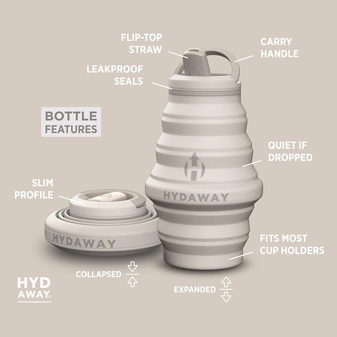 HYDAWAY 17oz Collapsible Water Bottle - Image 5