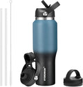 HYDROWION 32oz Water Bottle, Double Wall Vacuum Stainless Steel Insulated Water by HYDROWION