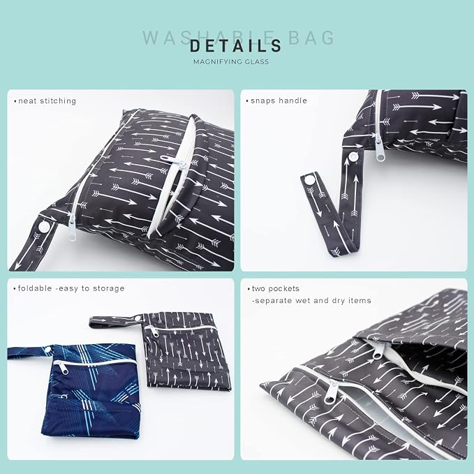 Wet Dry Bag Waterproof Reusable Wet Bag - Image 4