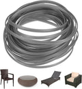 M METERXITY 1-Pack Wicker Repair Kit, 5mm x 33ft/10m Plastic Flat Rattan by MMETERXITY