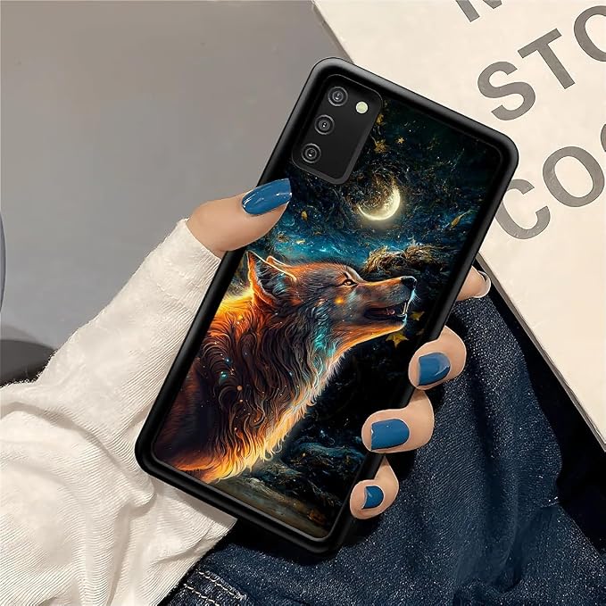 for Samsung Galaxy S20 FE Case, Star Cave Hungry Wolf Pattern Graphic Design - Image 5