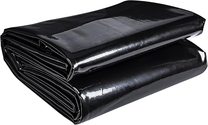 ToLanbbt Pond Liner 13 x 20 Ft HDPE Pond Liners, 20 Mil UV Resistant Preformed by ToLanbbt