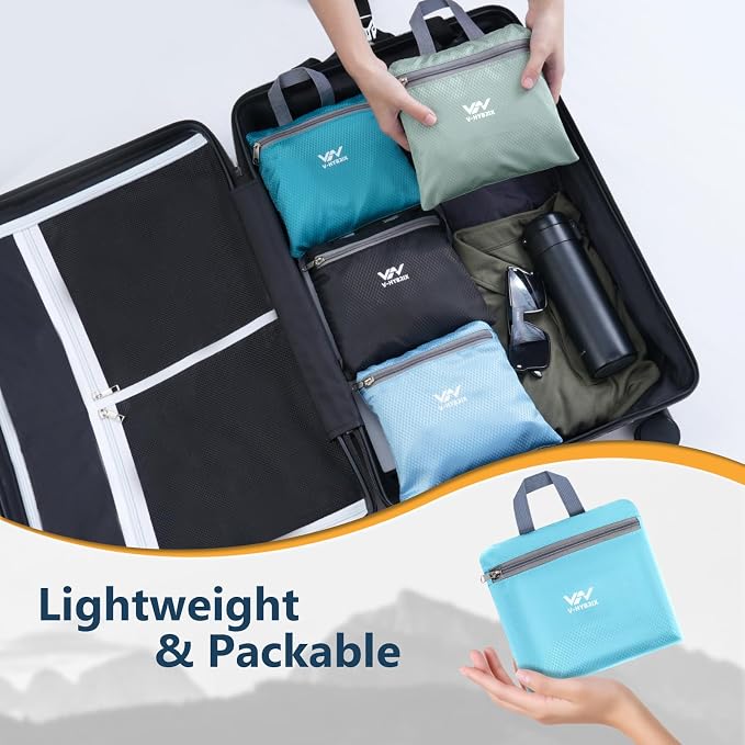 15L Foldable Hiking Backpack, Lightweight Packable Waterproof Machine Washable - Image 4
