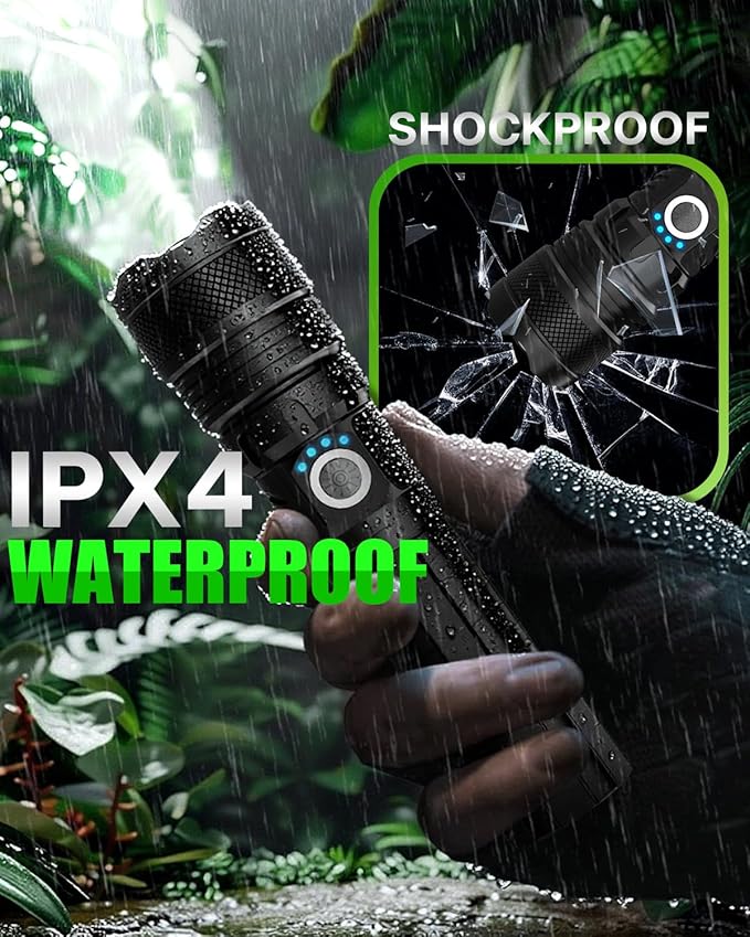Victoper LED Flashlights, High Powered High Lumens Super Bright Tactical - Image 6