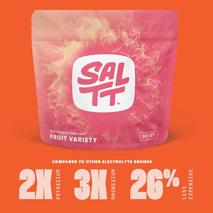 SALTT Electrolytes Powder Packets, Fruit Variety Pack - Image 4