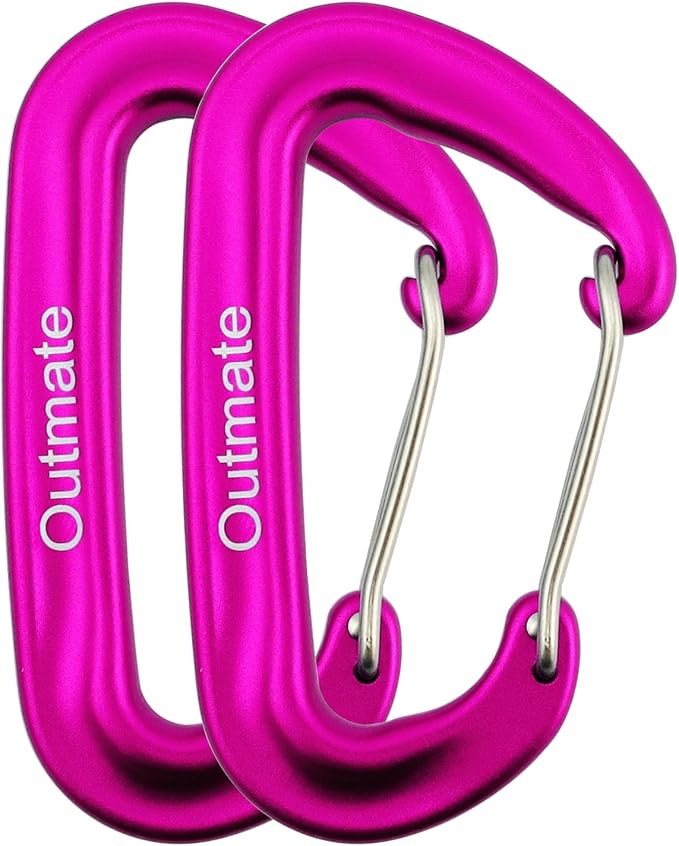 12kN 3.2"x2" Heavy-Duty Carabiner Clips by Outmate
