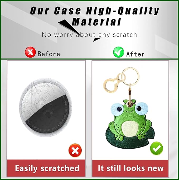 Leather Keychain Holder Case Compatible - Image 4