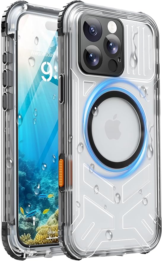 for iPhone 16 Pro Max Waterproof Case by Haireca