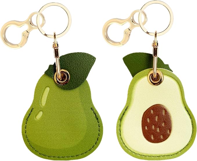 Leather Keychain Holder Case Compatible by BORKUANA
