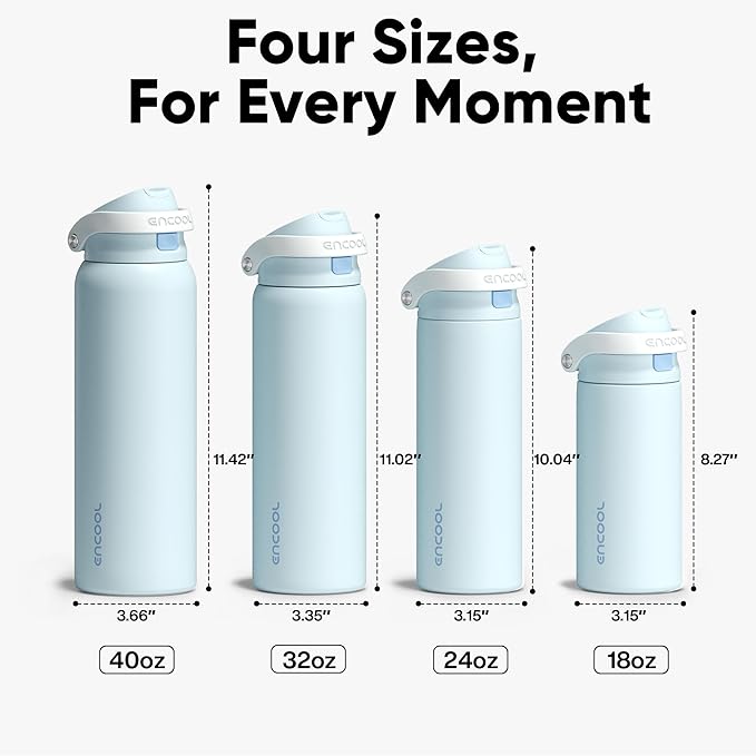 ENCOOL Leakproof Insulated Water Bottle - Image 9