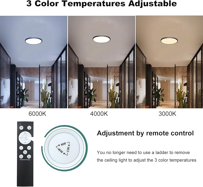 2 Pack Motion Sensor Ceiling Light - Image 4