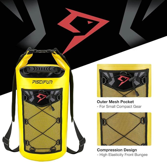 Piscifun Dry Bag, Waterproof Floating Backpack 10L/20L/30L/40L - Image 6