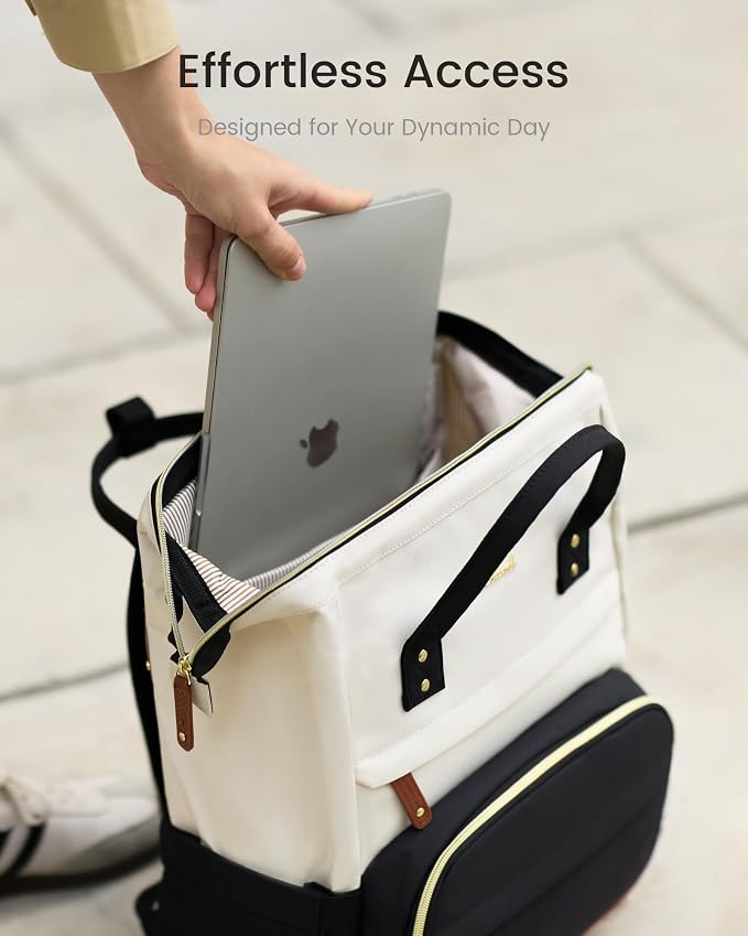 LOVEVOOK Laptop Backpack for Women, 15.6 Inch Work Business Backpacks Purse - Image 3