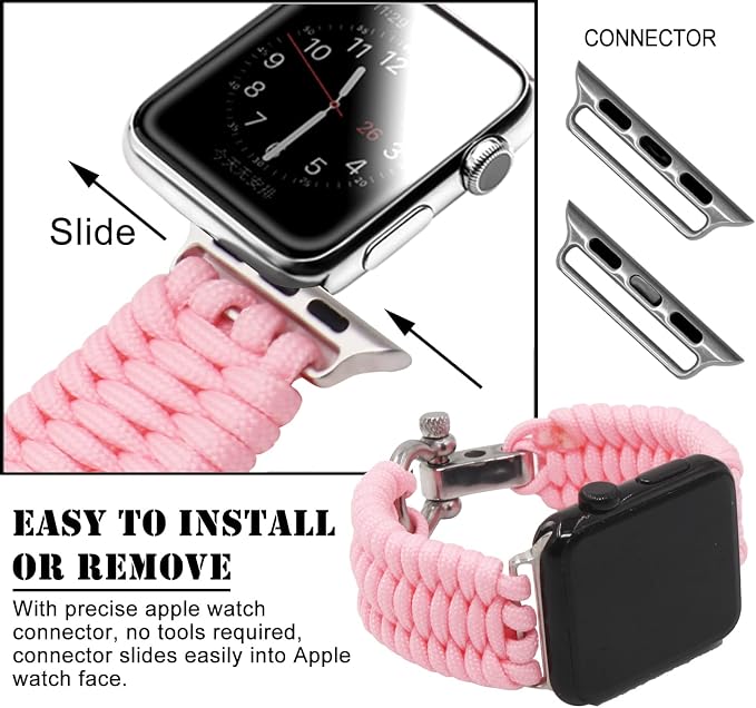Savior Survival Gear Paracord Watch Band Compatible - Image 3