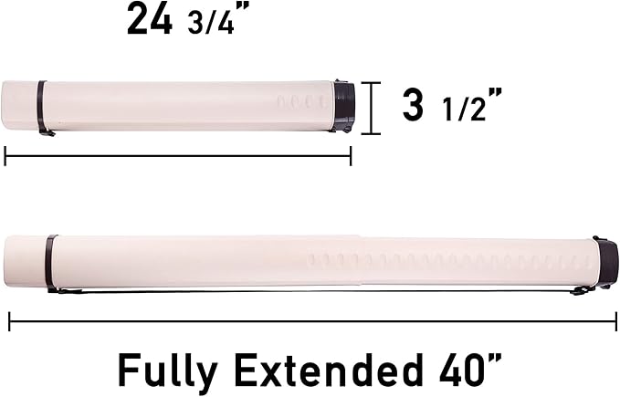 2-Pack Extendable Poster Tubes Expand from 24.5” to 40” - Image 3