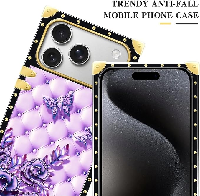 for iPhone 17 Pro Max Case Luxury Golden Decoration - Image 4