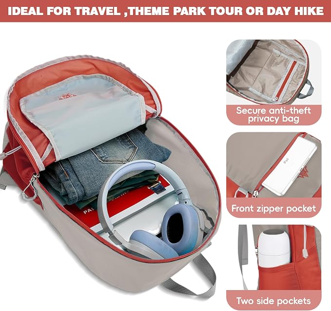 Seektop 20L Ultra Lightweight Small Hiking Backpack, Water-Resistant Packable - Image 6