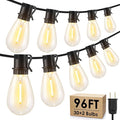 Larkvue 96FT LED Outdoor String Lights, Waterproof Patio Lights by Larkvue