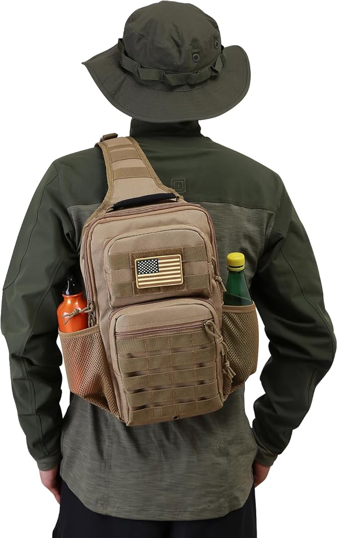 Rover Sling Pack Tactical Shoulder Sling Bag Backpack - Image 7
