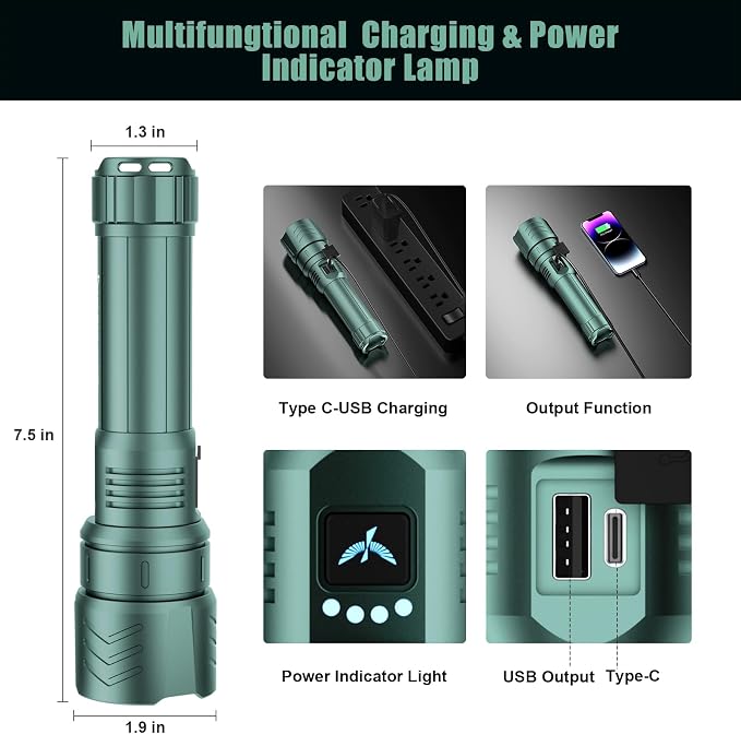 SKYFIRE LED Flashlights High Lumens - Image 5