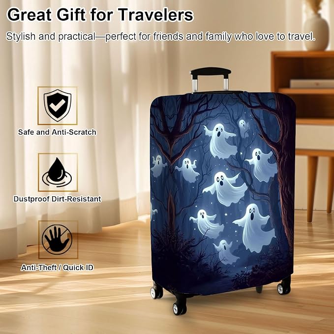 Luggage Cover Protector for 22-24 Inch Suitcases, TSA Approved Elastic Travel - Image 7