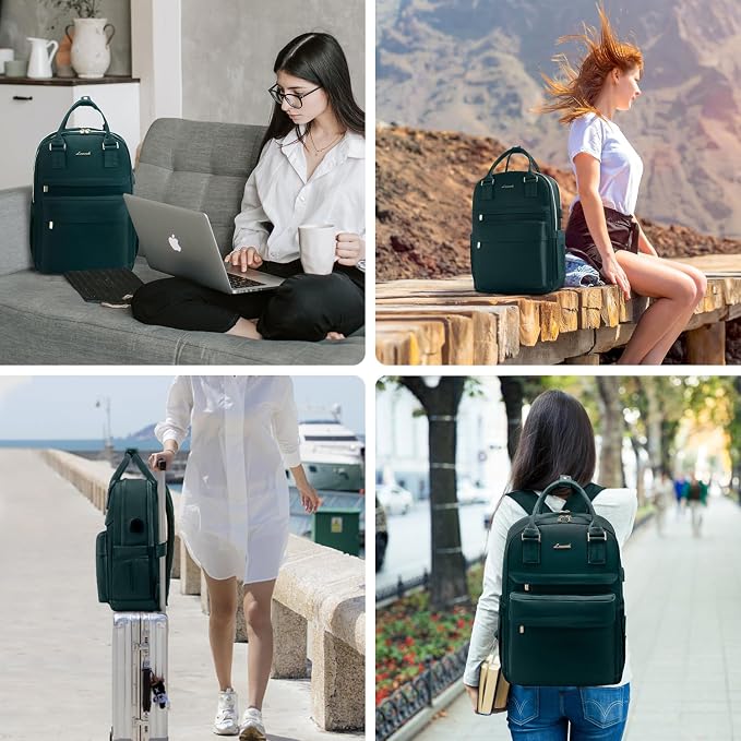 LOVEVOOK Laptop Backpack for Women 15.6 Inch Laptop Bag - Image 6