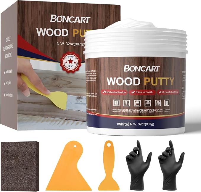 Boncart 32oz Wood Filler Putty by BONCART