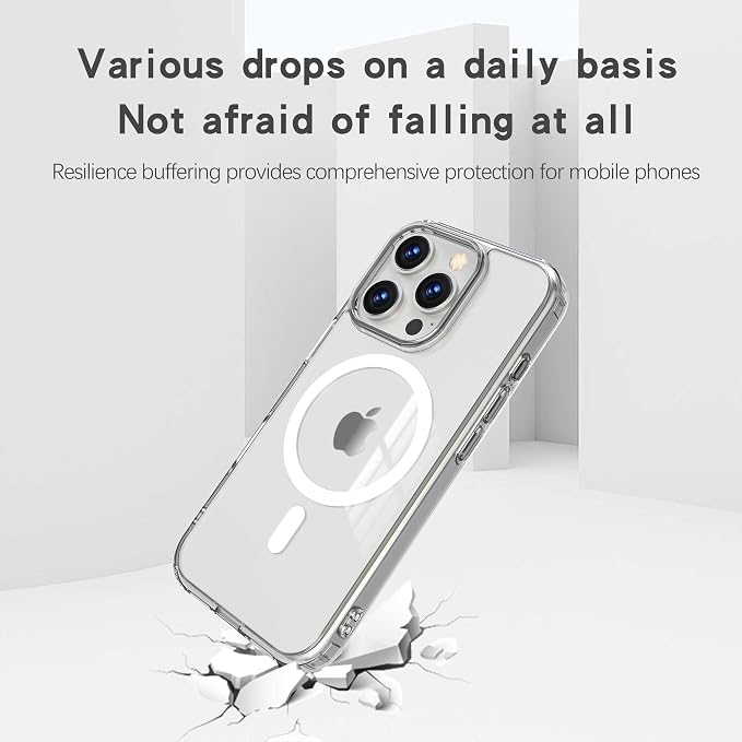 Magnetic Designed for iPhone 16 Pro Case Clear - Image 2