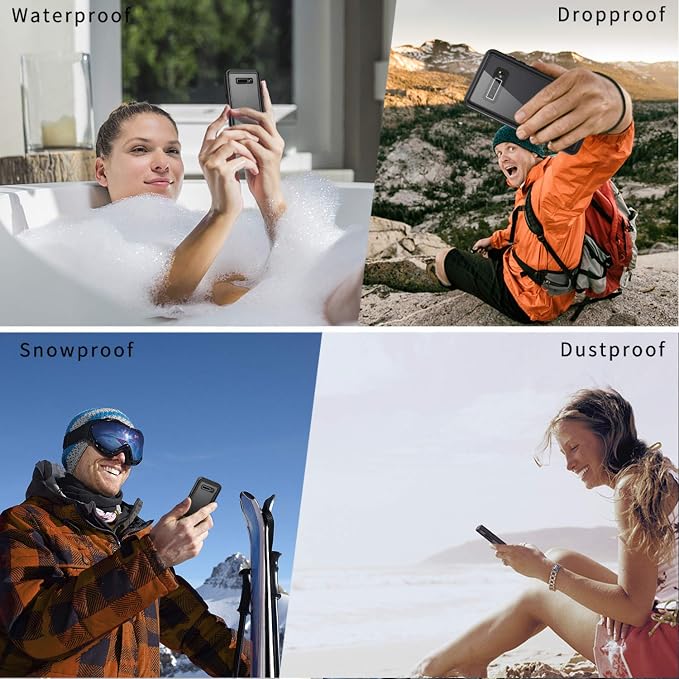 Lanhiem for Samsung Galaxy S10+ Plus Case, IP68 Waterproof Dustproof Case - Image 7