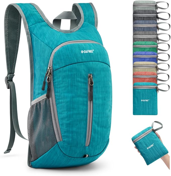 G4Free 10L Hiking Backpack Small Travel Hiking Daypack Lightweight Packable by G4Free