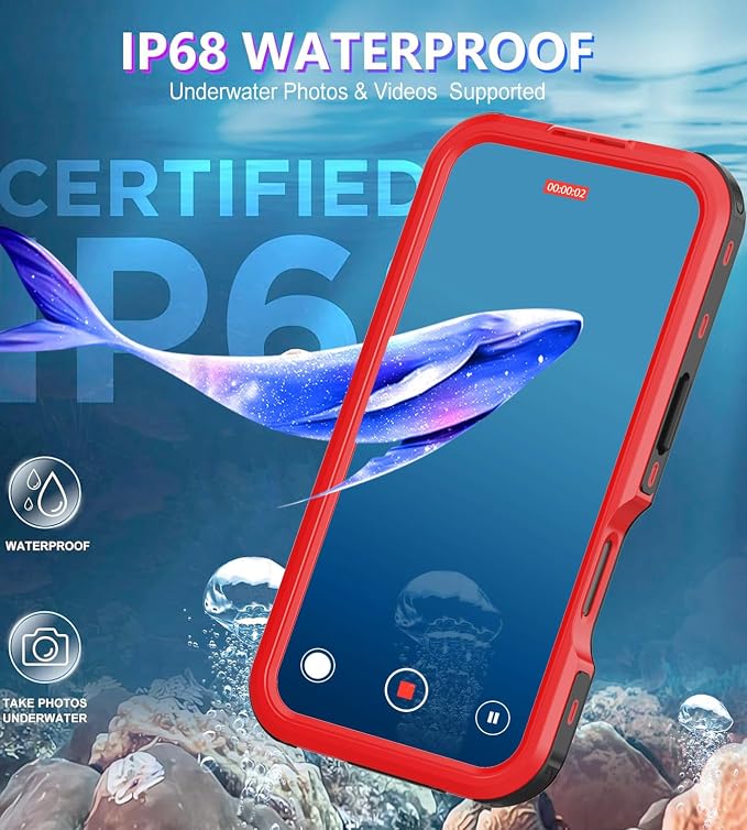 for iPhone 16 Case Waterproof | Full Body Shockproof Dust Proof Phone Case Cover - Image 5